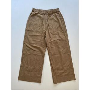GRADE & GATHER‎ Wide Leg Pant Womens Small Khaki Trousers Elastic Waist